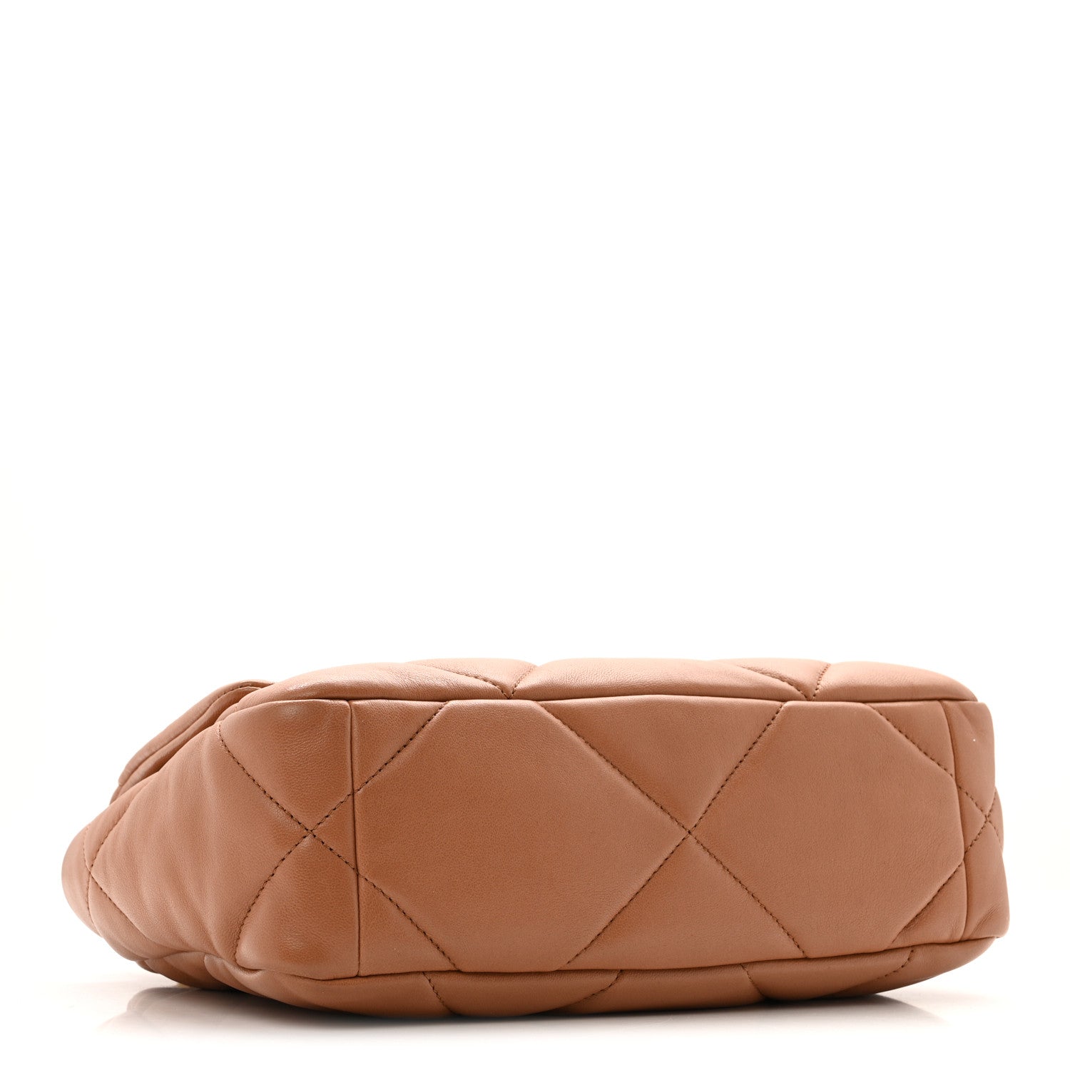 Chanel Lambskin Quilted Medium Chanel 19 Flap Brown 4 of 12