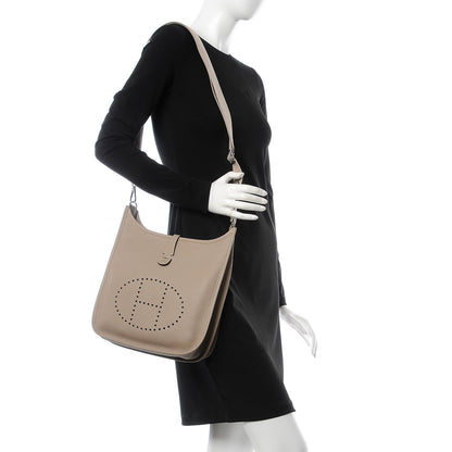 Hermes Taurillon Clemence Evelyne III PM Gris Tourterelle 2 of 10