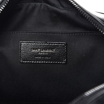 Saint Laurent Calfskin Matelasse Monogram Lou Camera Bag Black 6 of 10