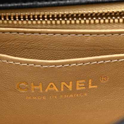 Chanel Lambskin Quilted Mini Rectangular Pearl Crush Flap Black 6 of 12