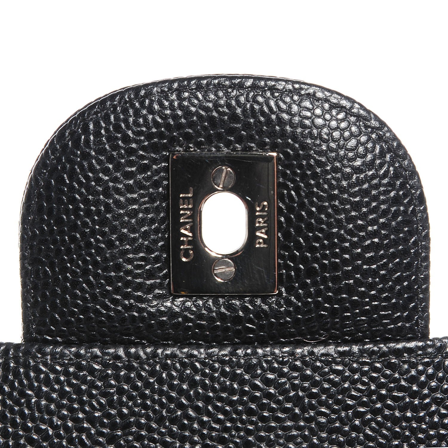Chanel Caviar Quilted Jumbo Double Flap Black 8 of 9