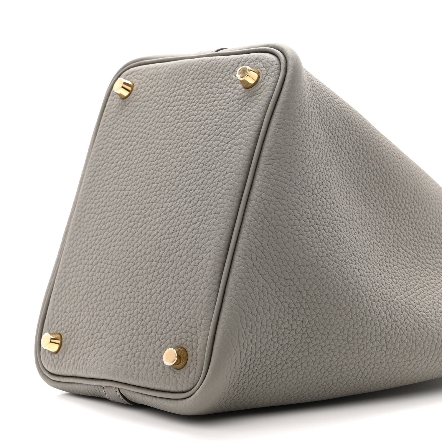 Hermes Taurillon Clemence Picotin Lock 18 PM Gris Meyer 10 of 10
