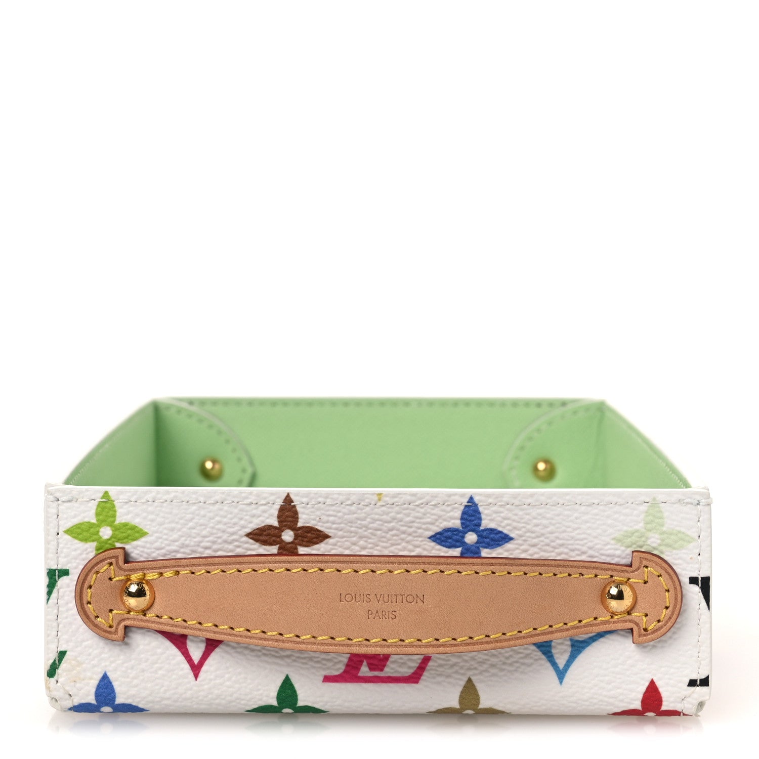 Louis Vuitton LV x TM Monogram George Desk Tray PM White Multicolor 1 of 10