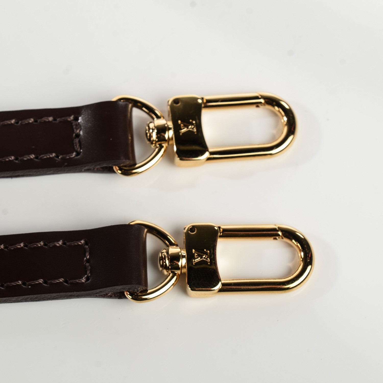 Louis Vuitton Calfskin Shoulder Strap Brown 4 of 5