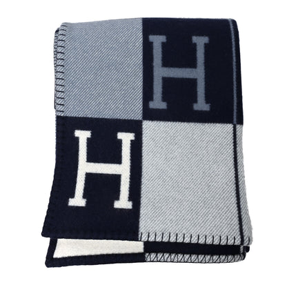Hermes Wool Cashmere Avalon III Blanket Caban Ecru 1 of 4