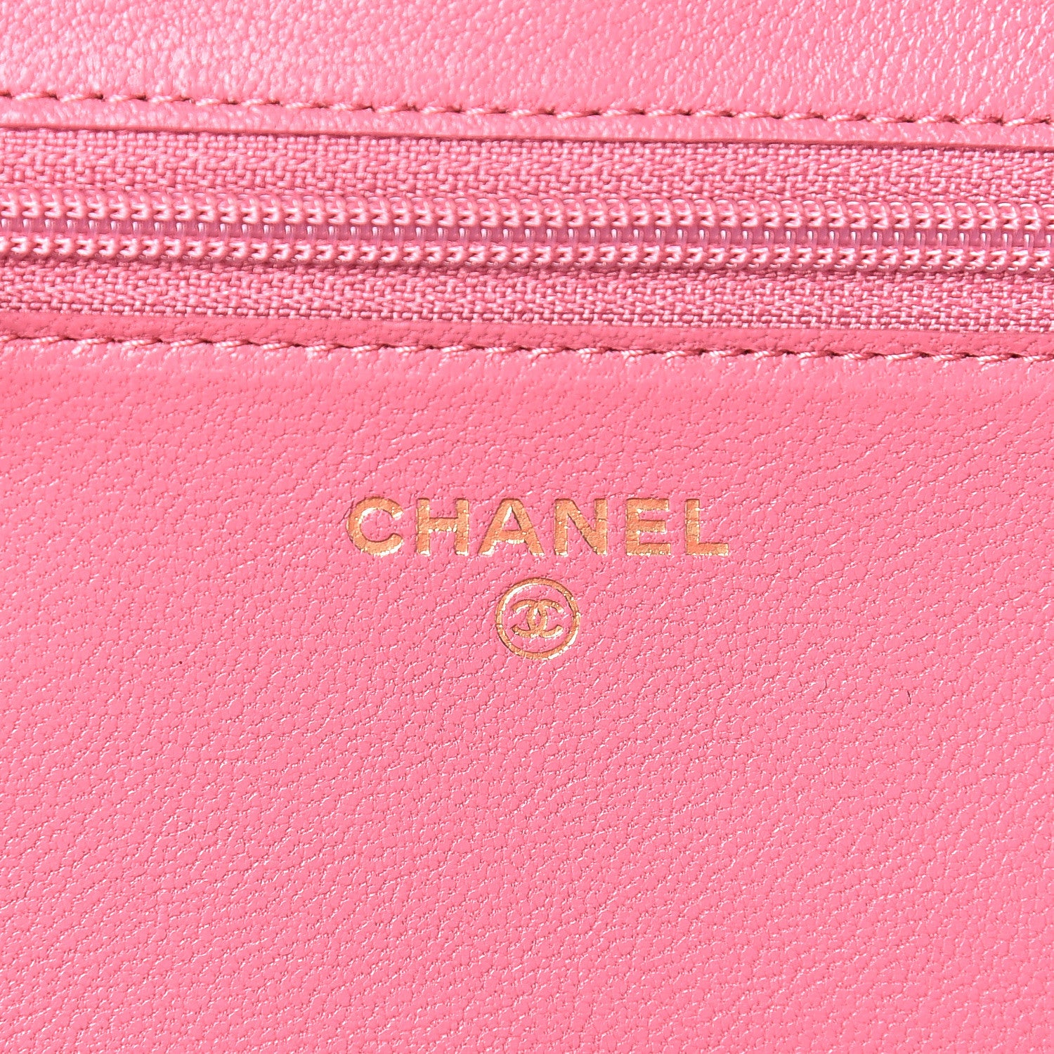 Chanel Sheepskin Quilted Mademoiselle Vintage Wallet On Chain WOC Dark Pink 6 of 12