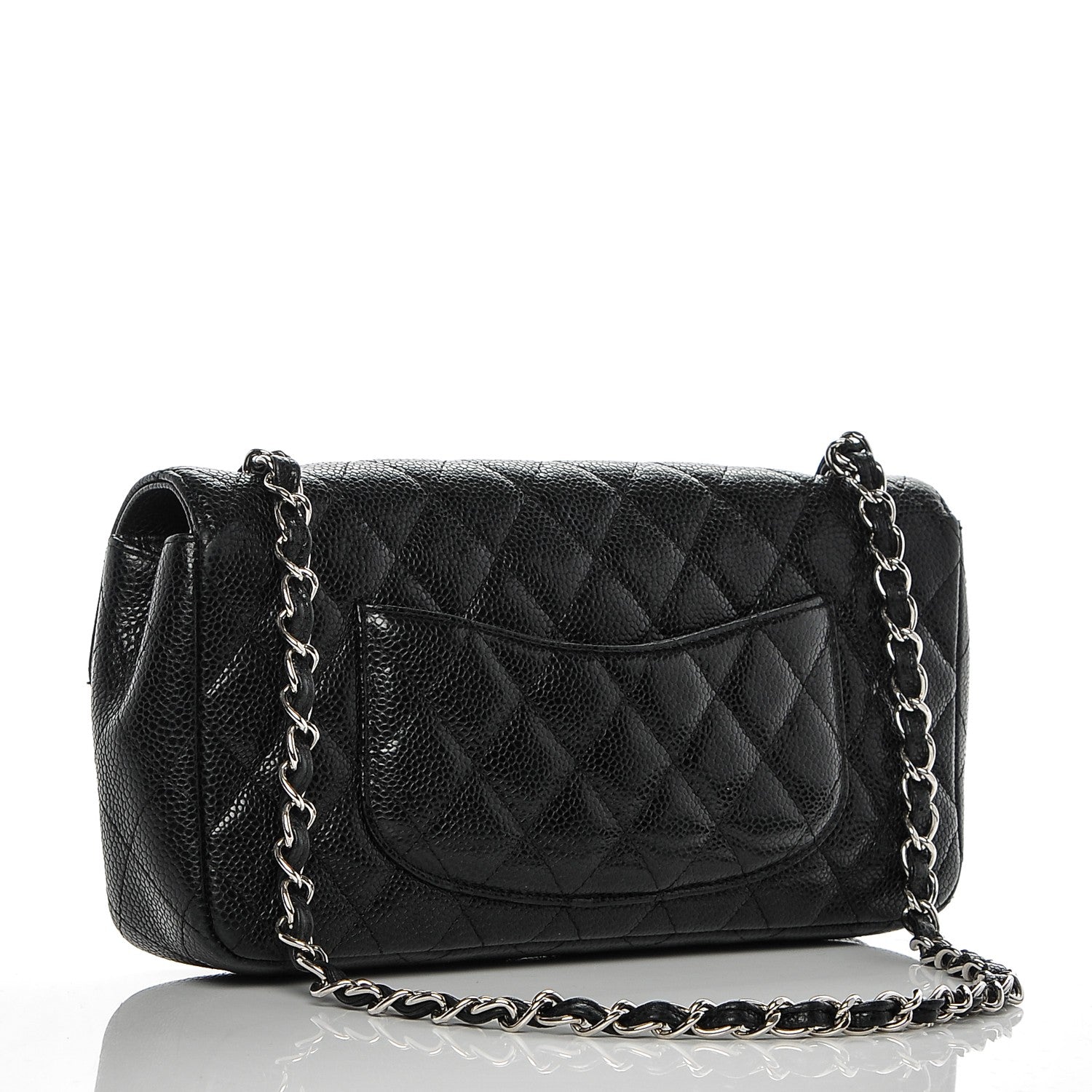 Chanel Caviar Quilted East West Flap Black 3 of 8