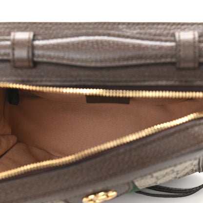 Gucci GG Supreme Monogram Mini Ophidia Top Handle Shoulder Bag Brown 5 of 11