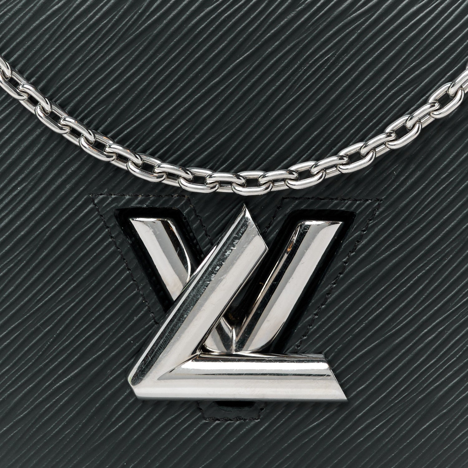 Louis Vuitton Epi Twist Belt Chain Wallet Black 8 of 10