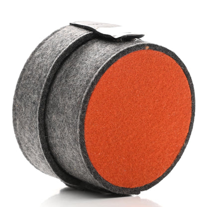 Hermes Wool Felt Barenia Sugar Box Acier 4 of 7