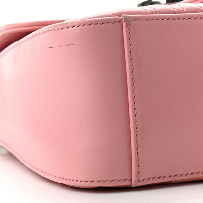 Gucci Calfskin Matelasse Mini GG Marmont Top Handle Shoulder Bag Wild Rose 9 of 11
