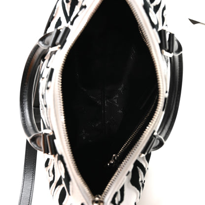 Louis Vuitton X UF Tufted Monogram Speedy Bandouliere 25 White Black 5 of 11