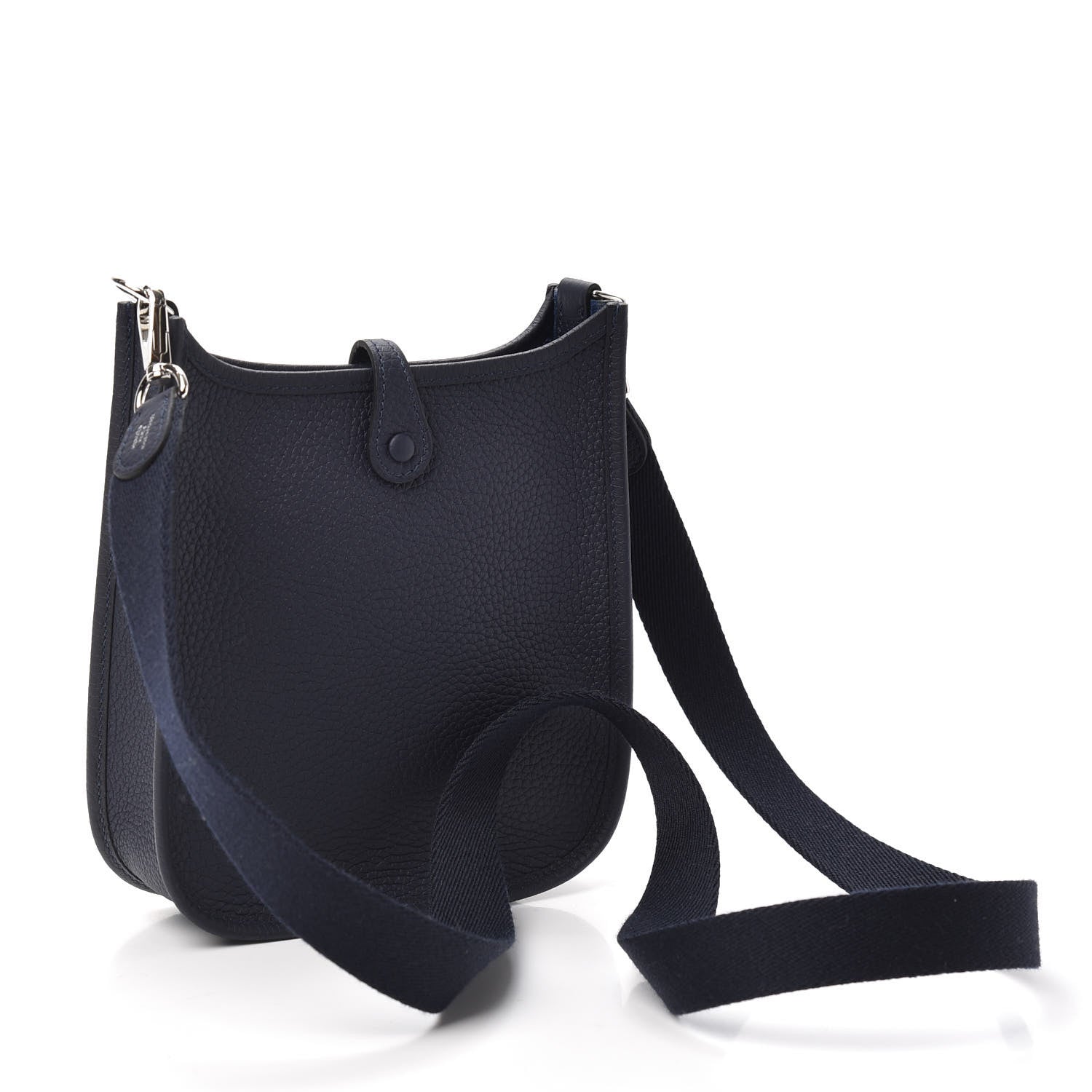 Hermes Taurillon Clemence Evelyne TPM Bleu Nuit 3 of 9