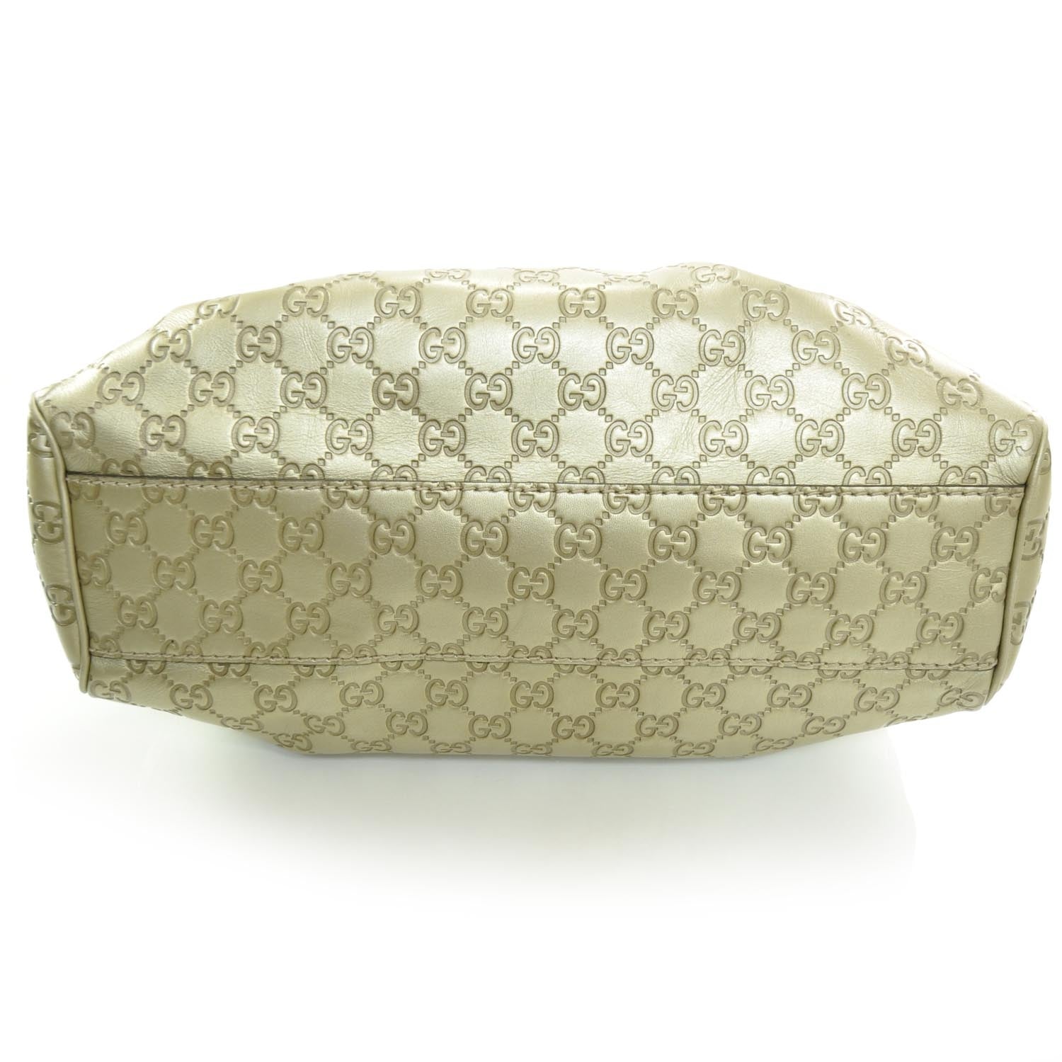 Gucci Guccissima Medium Sukey Tote Golden Beige 4 of 9