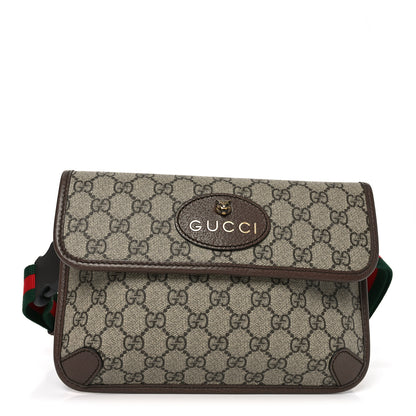 Gucci GG Supreme Monogram Neo Vintage Web Belt Bag Brown 1 of 10