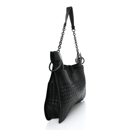 Bottega Veneta Nappa Intrecciato Beverly '71/'16 Bag Black 3 of 10