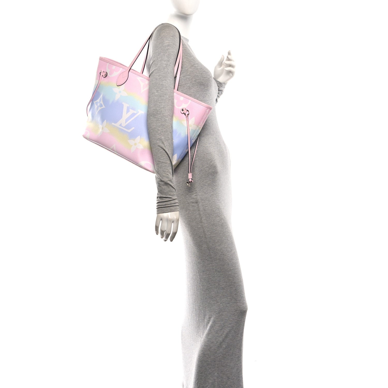 Louis Vuitton Monogram Escale Neverfull MM Pastel 2 of 11