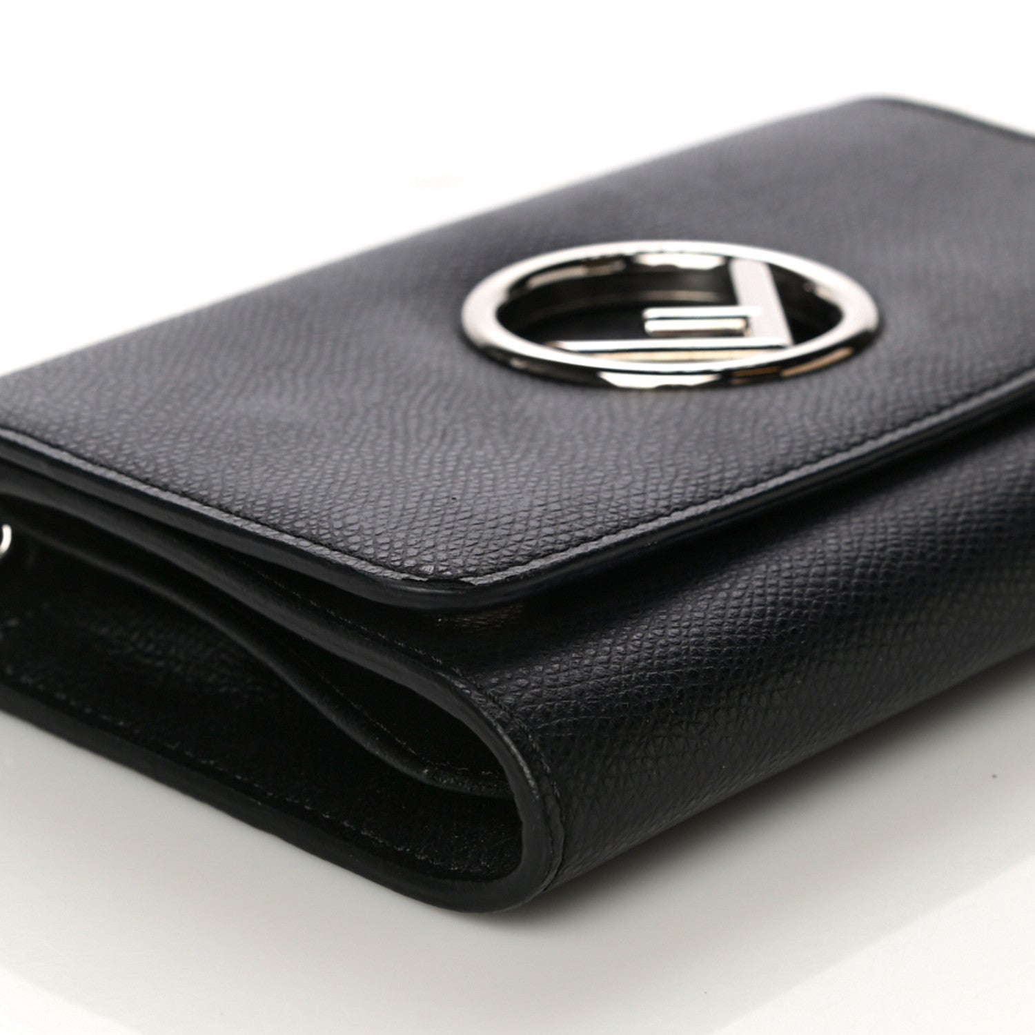 Fendi Vitello Cruise F is Fendi Wallet on Chain Black 10 of 17