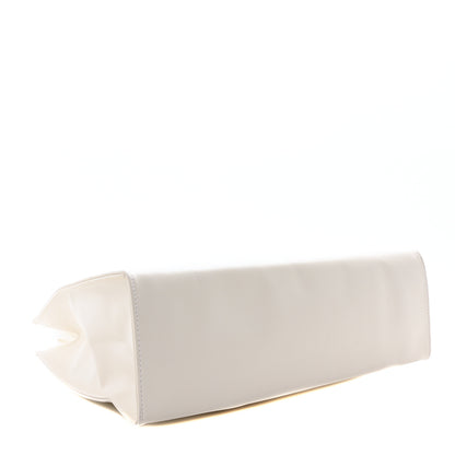 Telfar Vegan Leather Medium Shopping Bag White 4 of 10