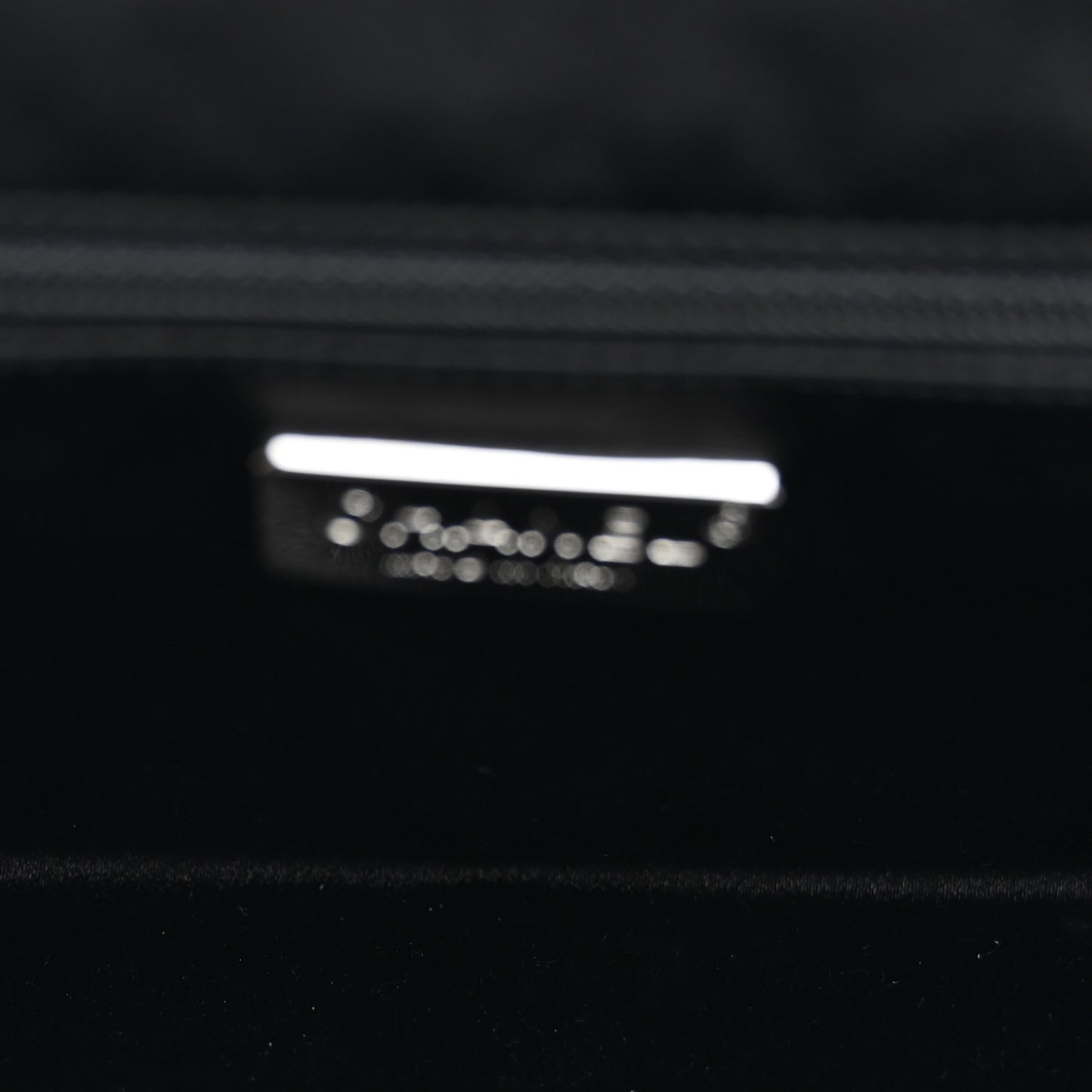 Tweed Strass Pudong Clutch Black