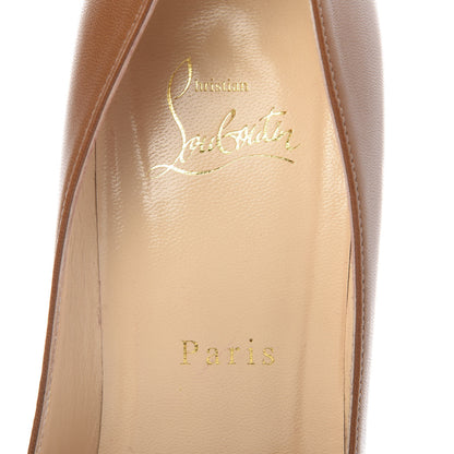 Christian Louboutin Shiny Nappa Decoltish 100 Pumps 39.5 Safari 8 of 9