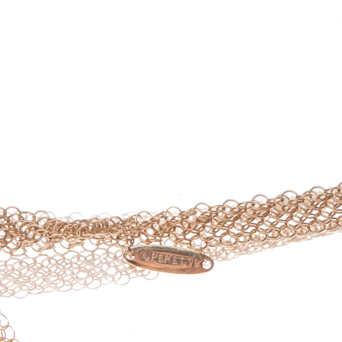 18K Yellow Gold Jade Open Heart Elsa Peretti Necklace