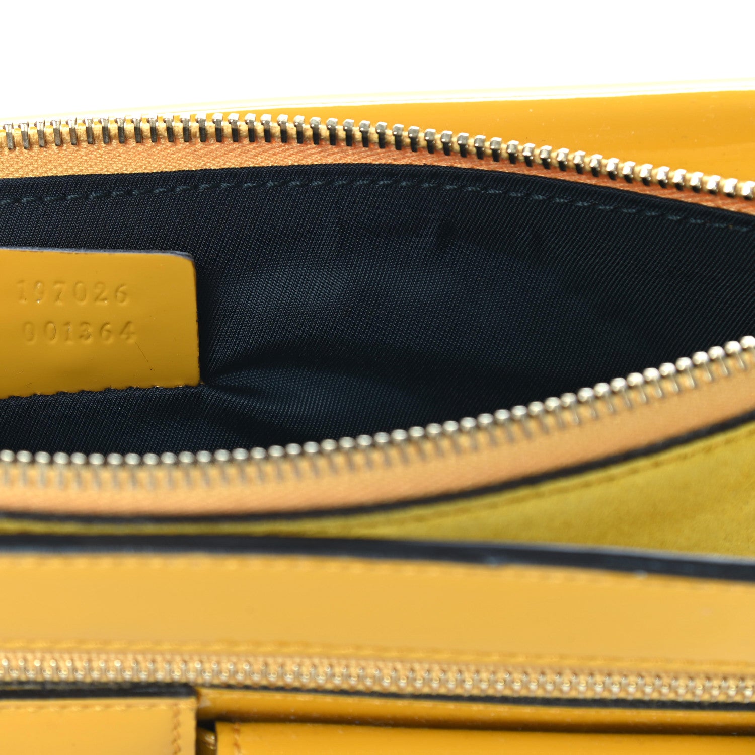Gucci Patent Studded Wristlet Yellow 8 of 16