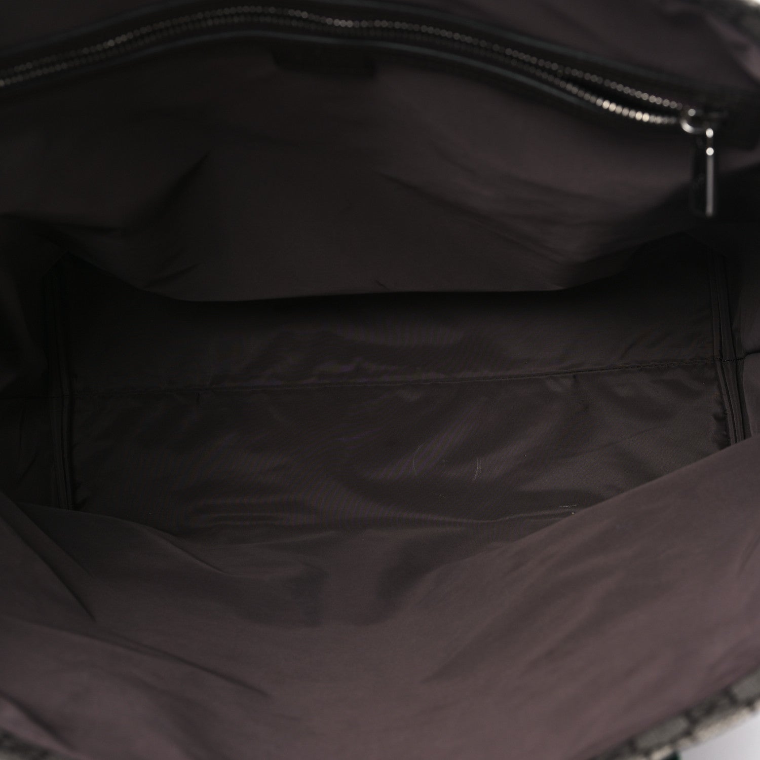 Gucci Tender GG Supreme Monogram Textured Dollar Calfskin Web Tote Beige Ebony New Acero 5 of 11