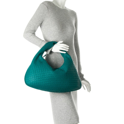 Bottega Veneta Nappa Intrecciato Large Veneta Hobo Canard 2 of 9