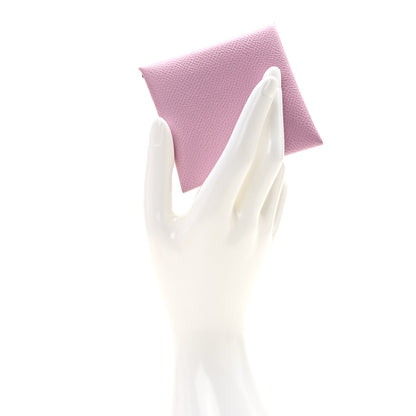 Hermes Epsom Bastia Coin Purse Mauve Sylvestre 2 of 8