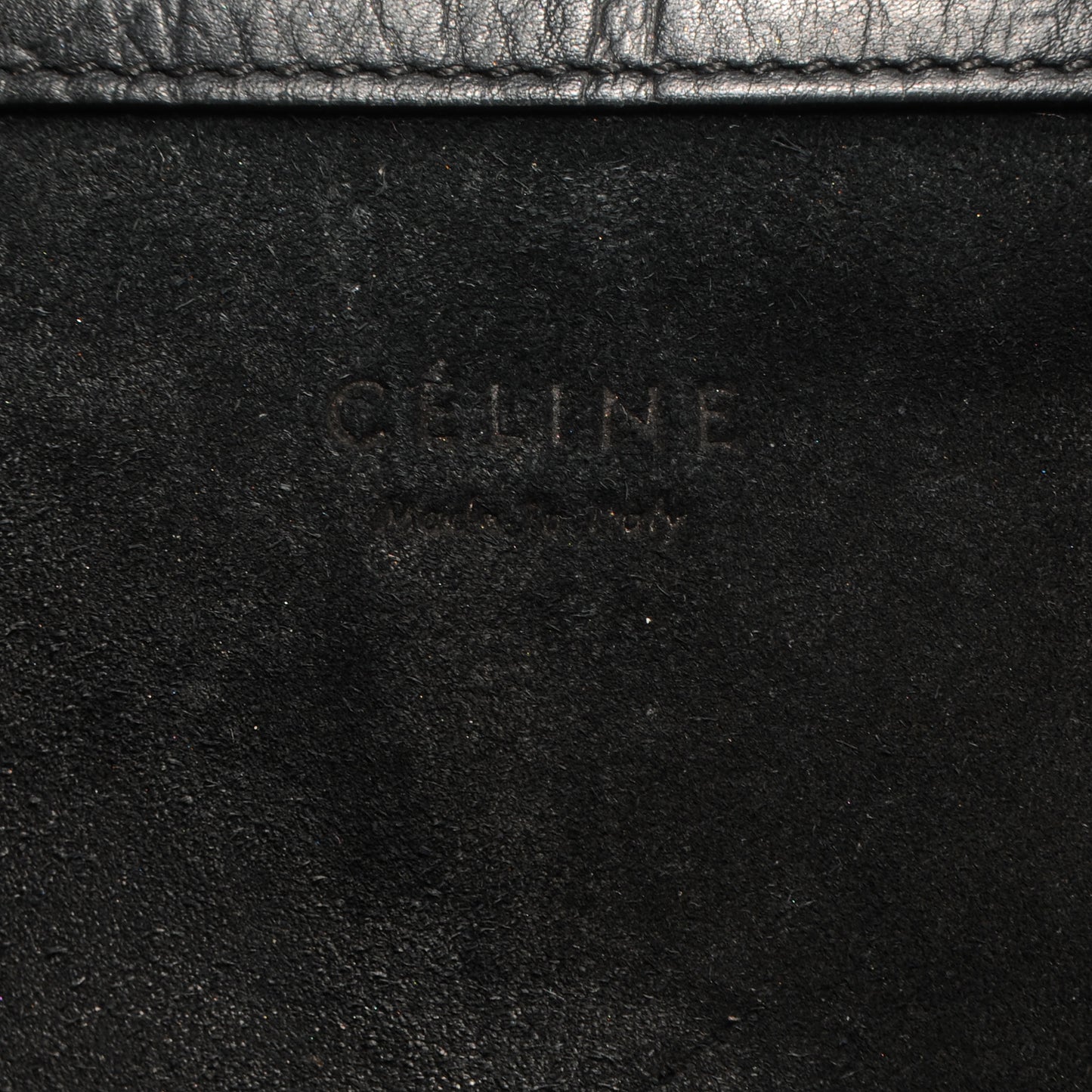Stamped Crocodile Large Phantom Luggage Black