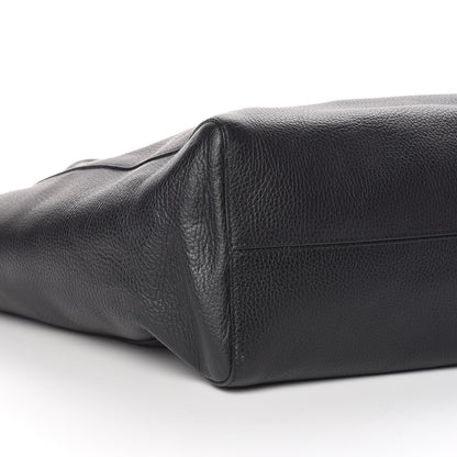 Gucci Pebbled Calfskin Medium Swing Tote Black 5 of 9