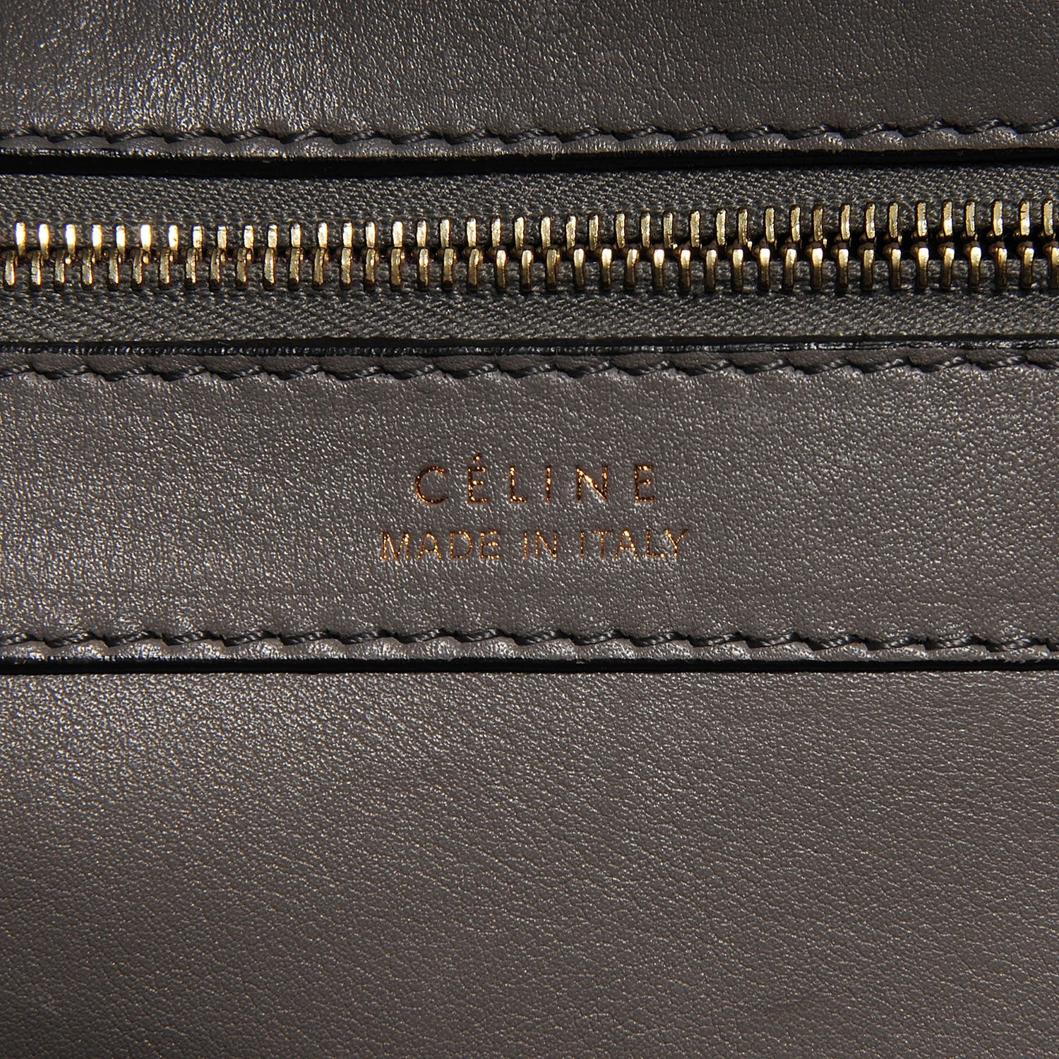 Celine Crocodile Embossed Medium Horizontal Cabas Phantom Grey 6 of 9