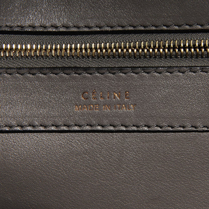 Celine Crocodile Embossed Medium Horizontal Cabas Phantom Grey 6 of 9