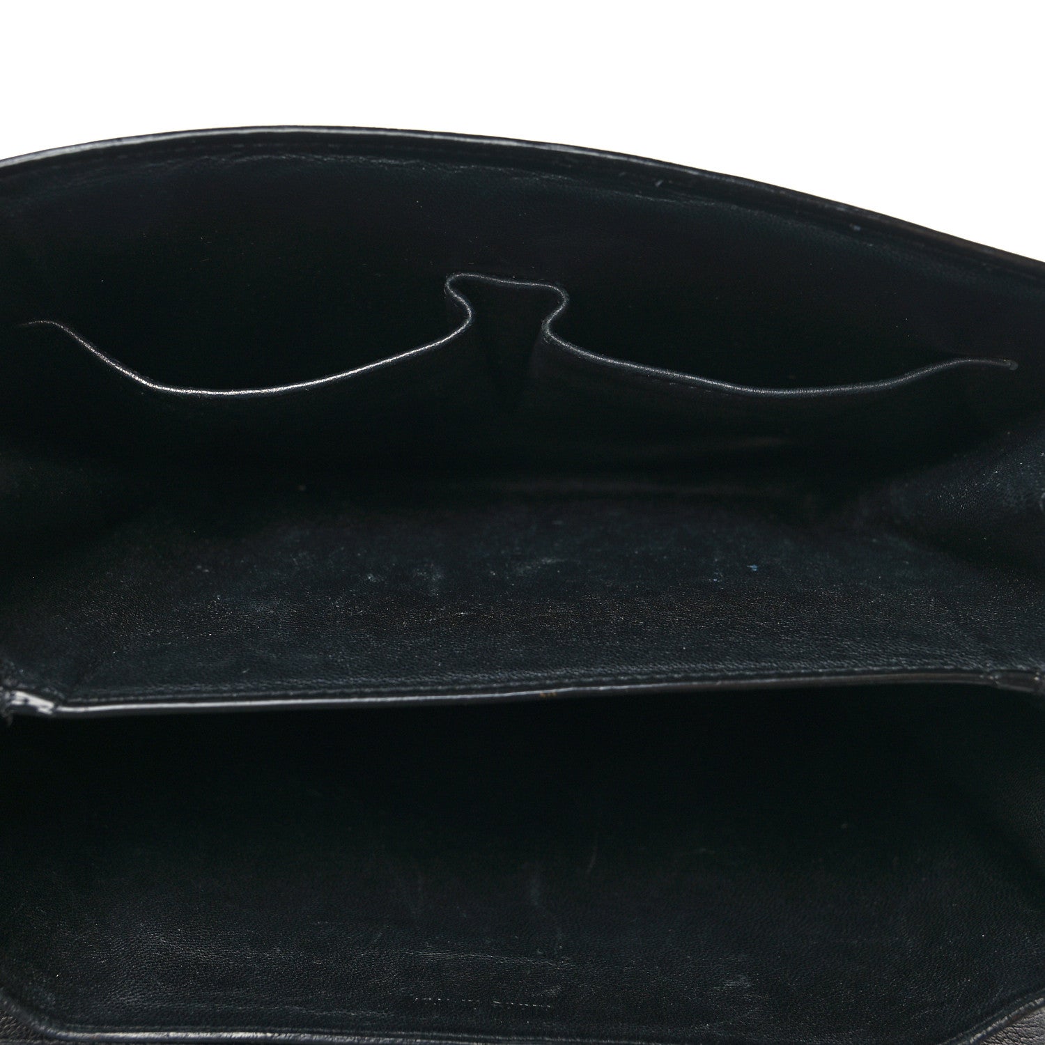 Celine Goatskin Medium Classic Box Flap Bag Black 5 of 15