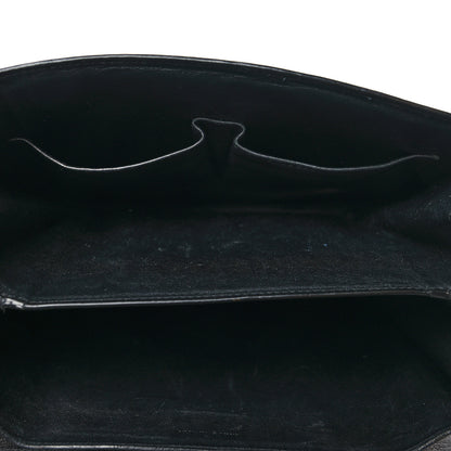 Celine Goatskin Medium Classic Box Flap Bag Black 5 of 15