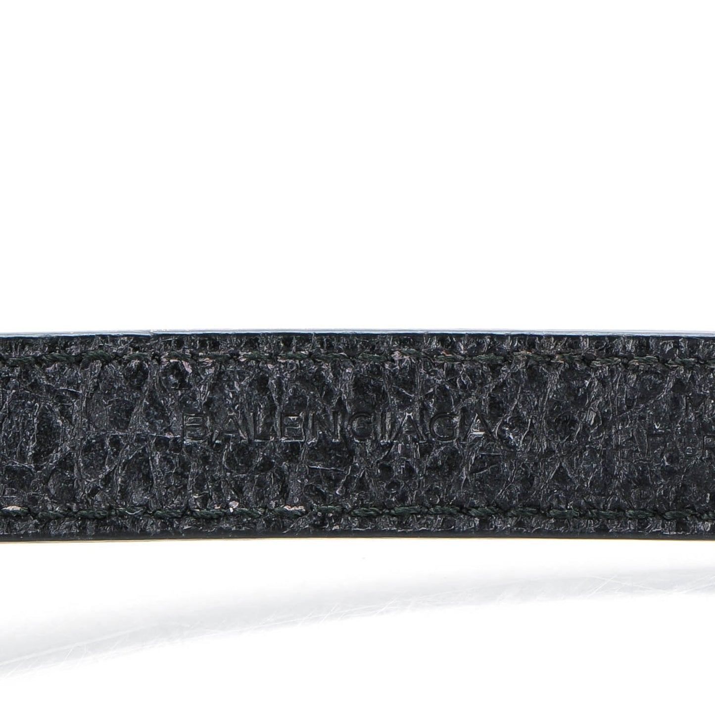 Agneau Arena Classic Hardware Triple Tour Bracelet S Black
