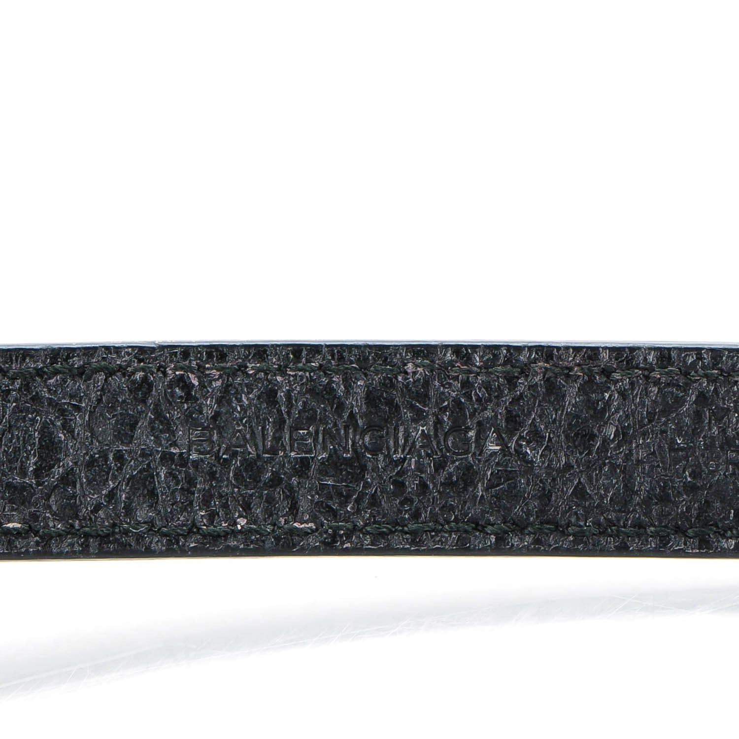 Balenciaga Agneau Arena Classic Hardware Triple Tour Bracelet S Black 4 of 6