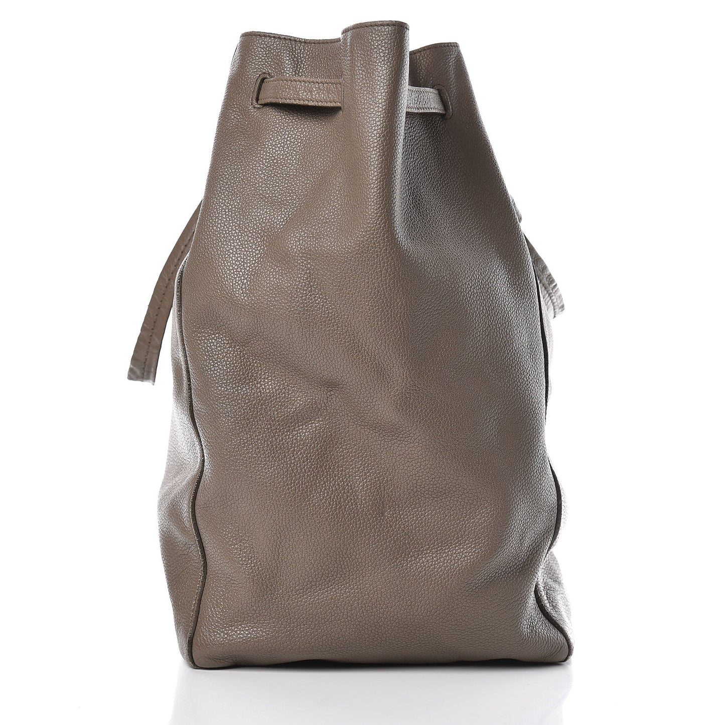 Soft Grained Calfskin Medium Belt Cabas Phantom Taupe