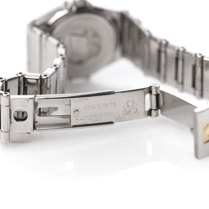 Omega Stainless Steel Diamond Bezel Mother of Pearl 22mm Constellation My Choice Quartz Watch 1465.71.00 6 of 6