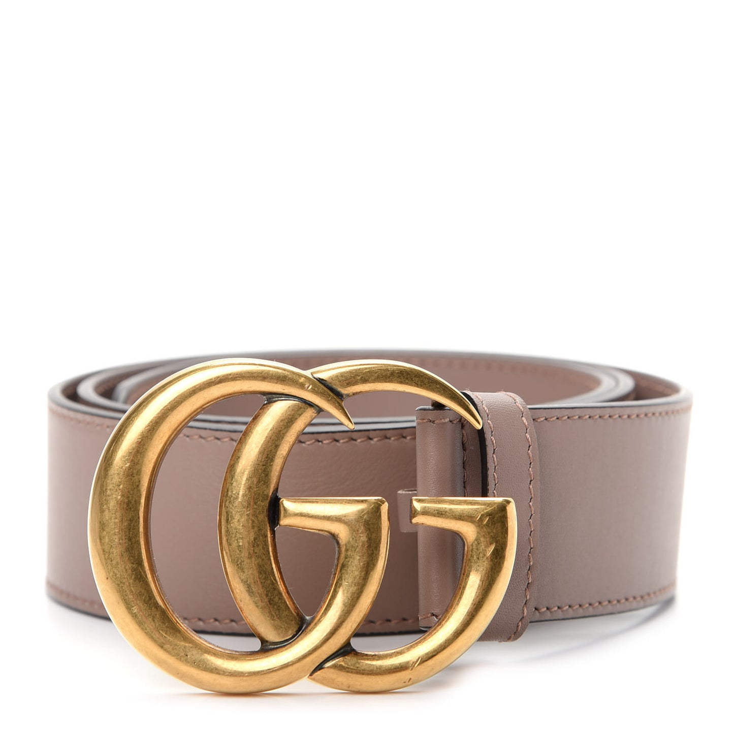 Calfskin Double G 40mm Belt 85 34 Porcelain Rose