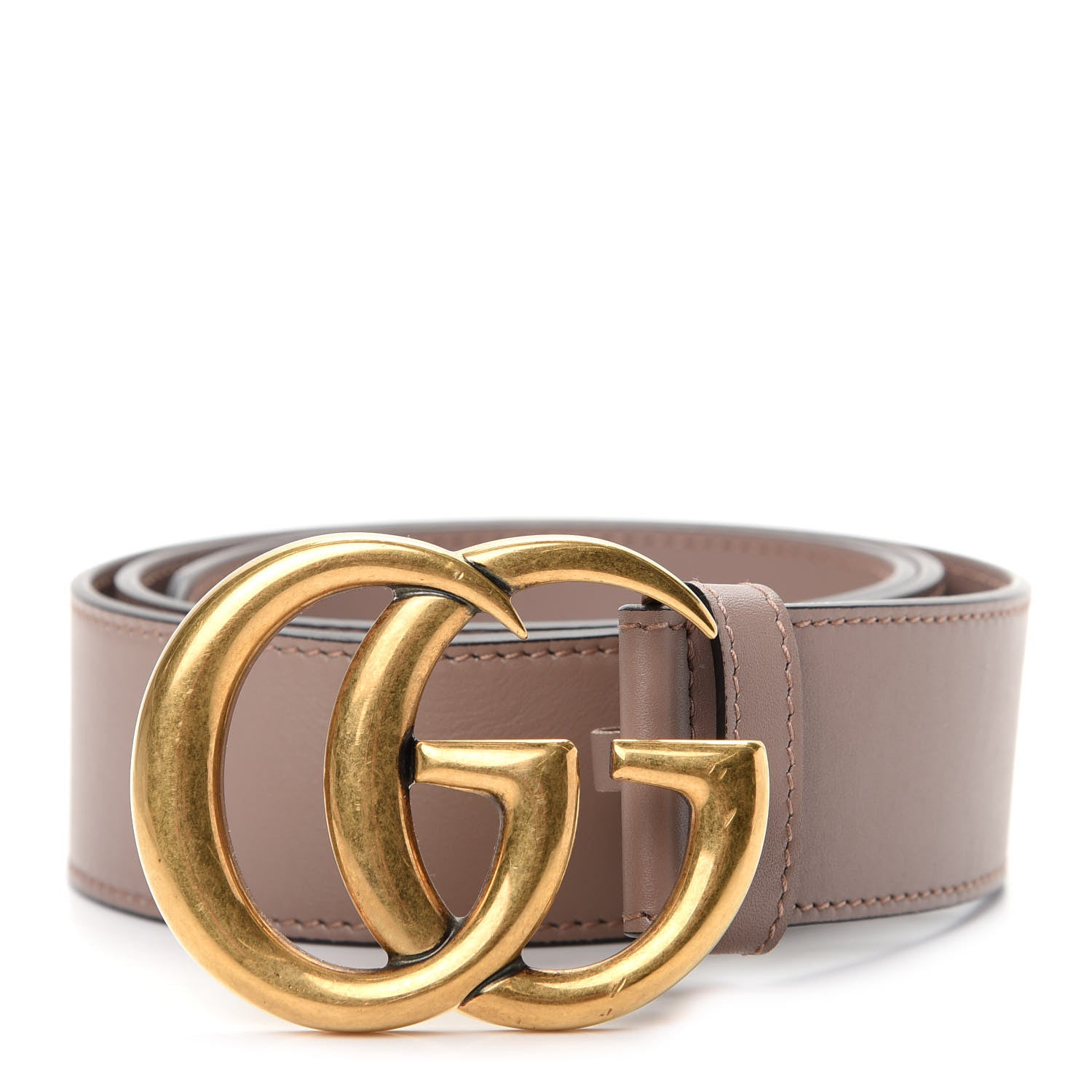 Gucci Calfskin Double G 40mm Belt 85 34 Porcelain Rose 1 of 5