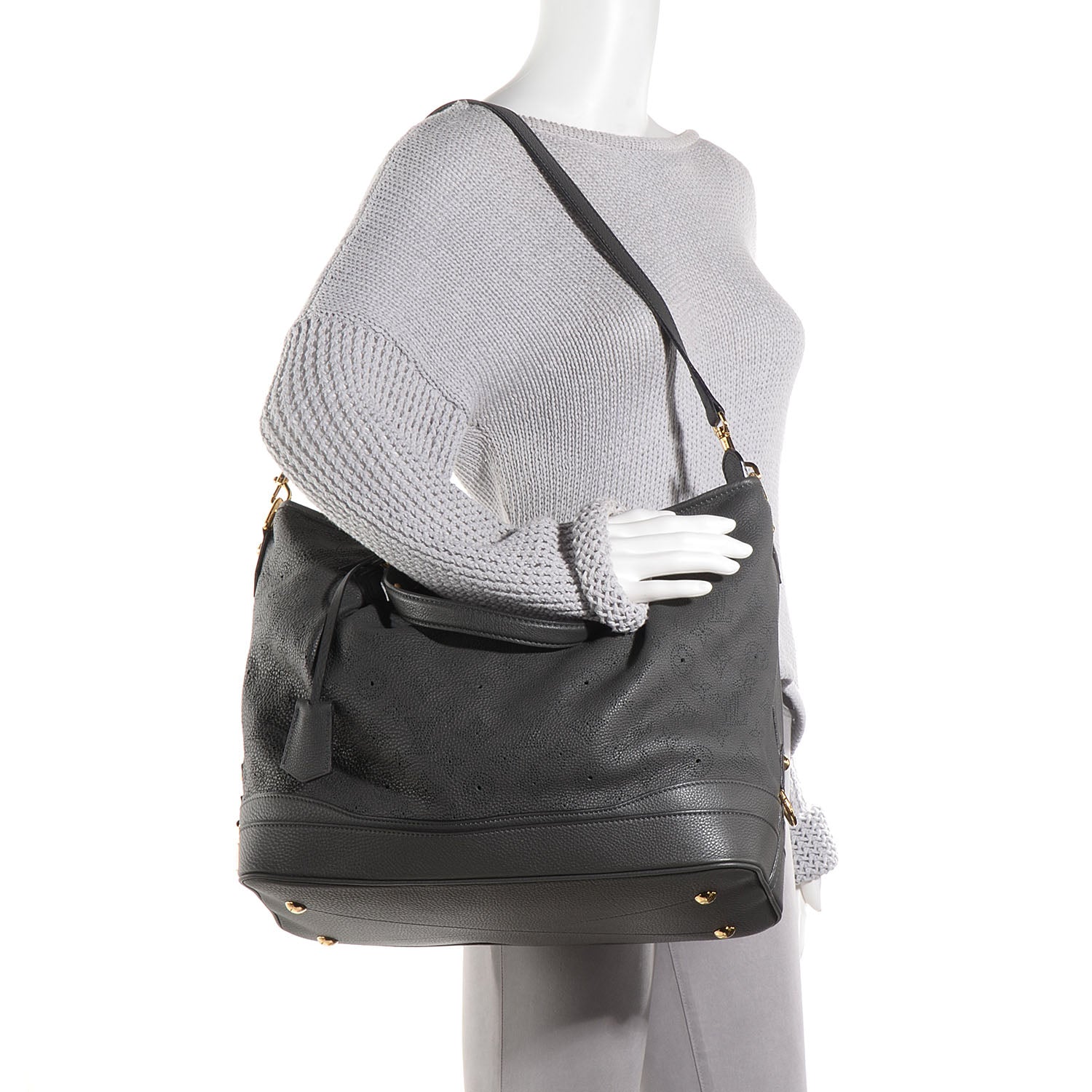 Louis Vuitton Mahina Stellar GM Anthracite 2 of 7