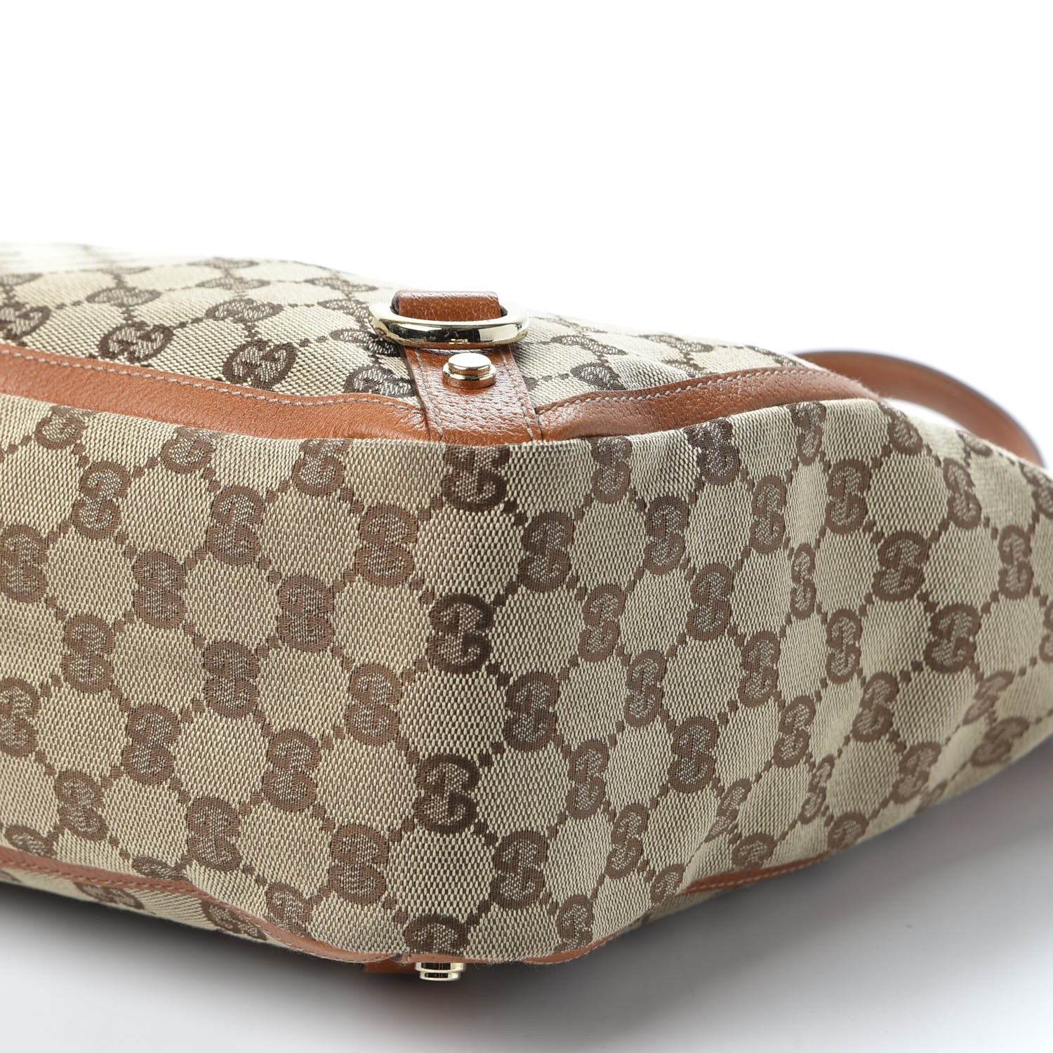 Gucci Monogram Abbey Small Tote Brown 6 of 10