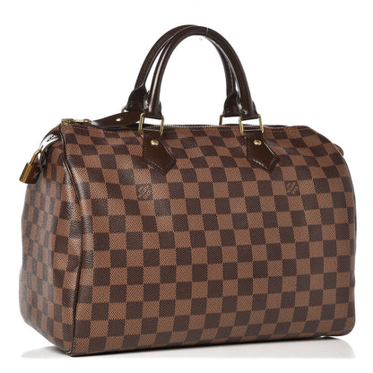 Louis Vuitton Damier Ebene Speedy 30 3 of 10