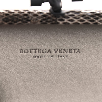 Bottega Veneta Satin Intreccio Impero Ayers Knot Clutch Taupe 6 of 10