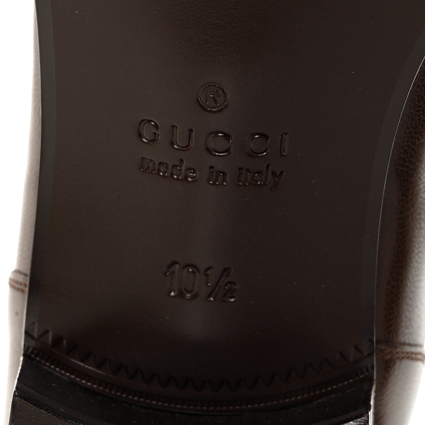 GG Monogram Goatskin Mens GG Loafers 10.5 Brown