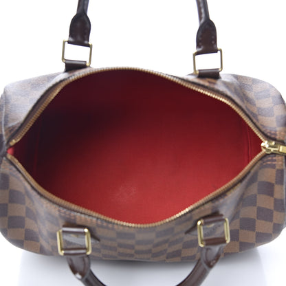 Louis Vuitton Damier Ebene Speedy 30 5 of 14