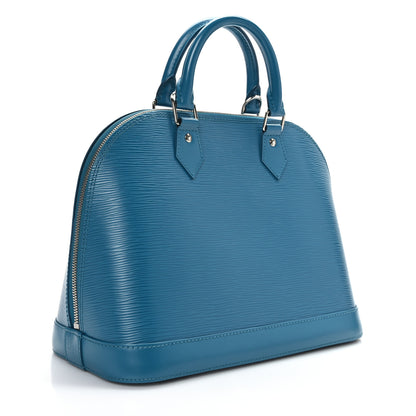 Louis Vuitton Epi Alma PM Cyan 3 of 8