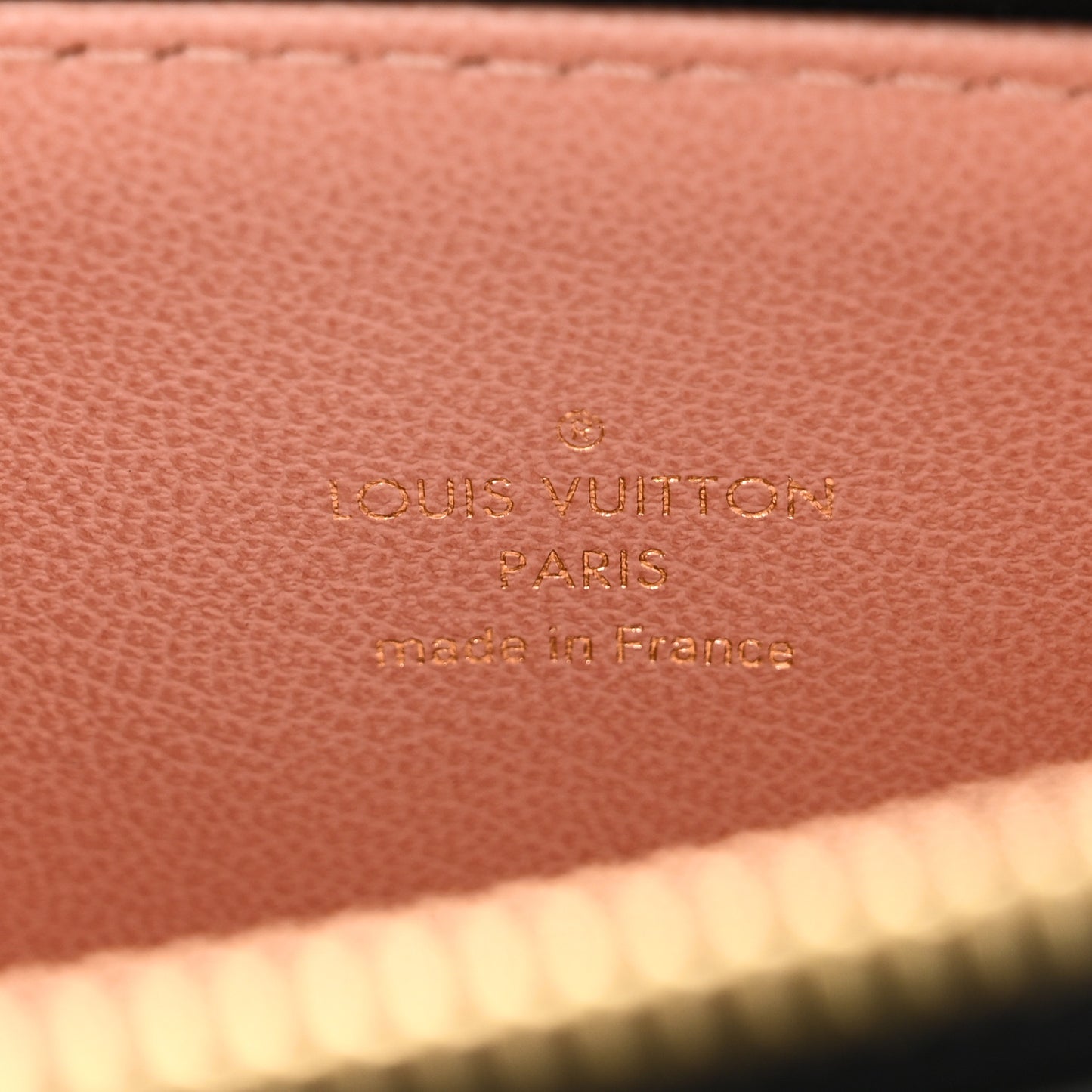 Lambskin Embossed Monogram Coussin PM Black